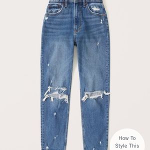 Abercrombie Curve Love High Rise Mom Jean